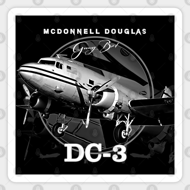 DC3 Aircraft Magnet by aeroloversclothing